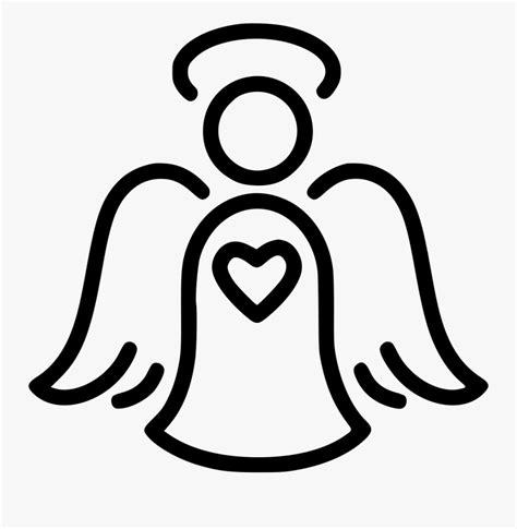 Svg Free Download Onlinewebfonts - Angel Symbol Png , Free Transparent ...