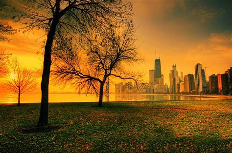 Chicago, Illinois, USA | Sunrise, Chicago photos, Travel photos