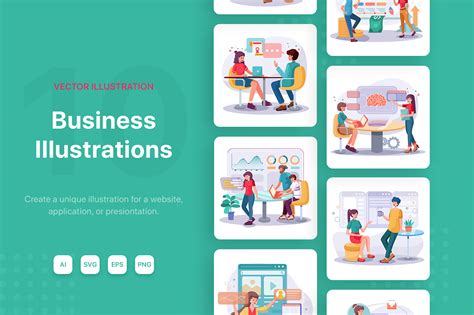 Business Illustrations on Behance