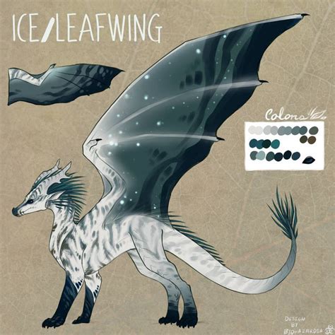 [Design Christmas Gift] Ice/LeafWing by Biohazardia on DeviantArt | Wings of fire dragons, Wings ...