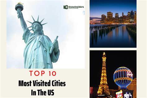 Top 10 Most Visited Cities In The United States Today | KnowInsiders