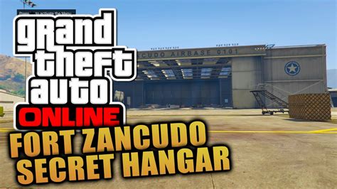 GTA 5 Online - SECRET New "Fort Zancudo Hangar!" - Fort Zancudo HEIST? (GTA V) - YouTube