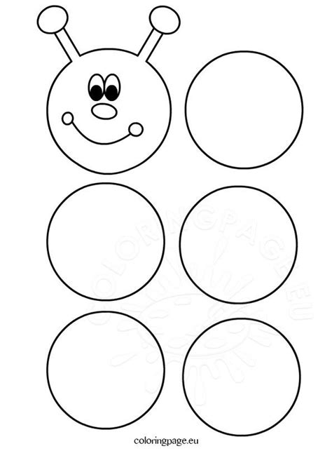 Printable Caterpillar Template | Coloring Page