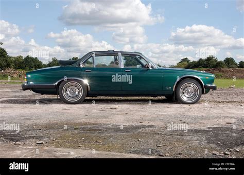 Jaguar XJ6 convertible, and aftermarket conversion Stock Photo - Alamy