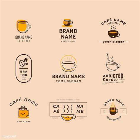 Coffee shop badge logo vector set | premium image by rawpixel.com ...