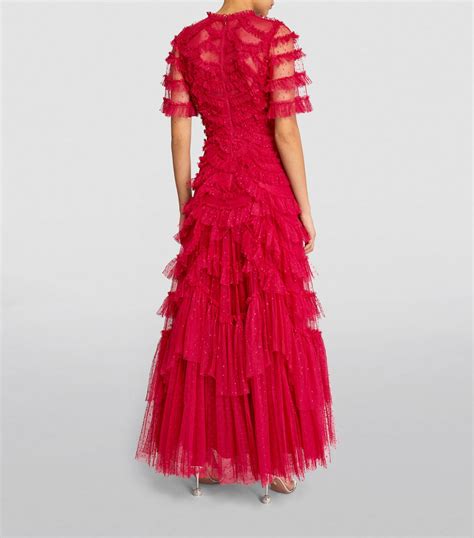 Needle & Thread Ruffled Marilla Gown | Harrods HK