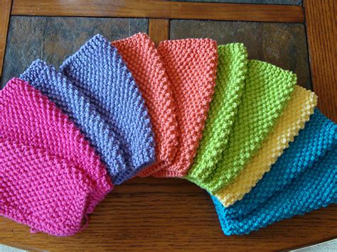 Free Dishcloth Knitting Patterns Beginners - Mike Natur