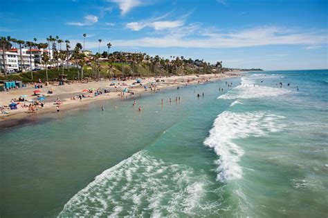 San Clemente Beach View From Pier Stock Photo - Download Image Now - iStock