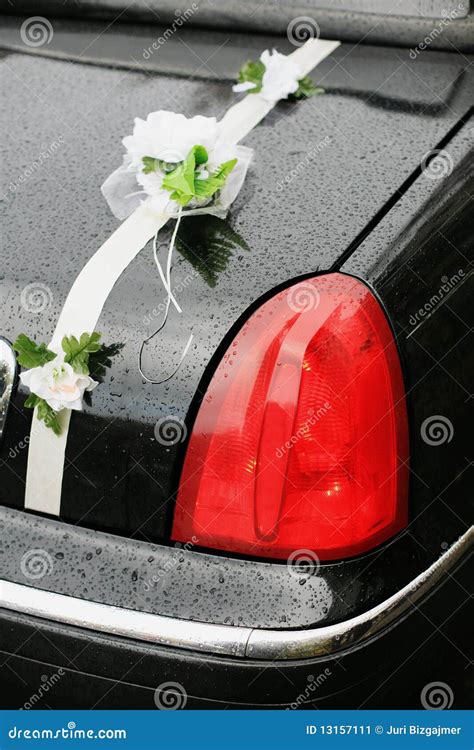 Black wedding limousine stock image. Image of trip, water - 13157111