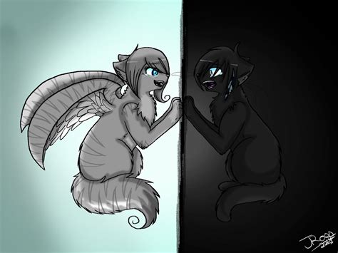 Feathertail X Crowfeather by Snowstorm102 on DeviantArt