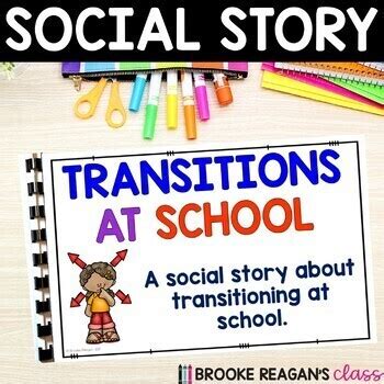 Social Story: Transitions at School by Brooke Reagan | TpT