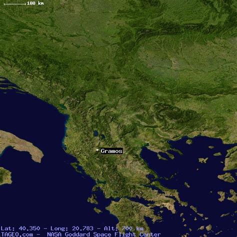 GRAMOS GREECE (GENERAL) GREECE Geography Population Map cities coordinates location - Tageo.com