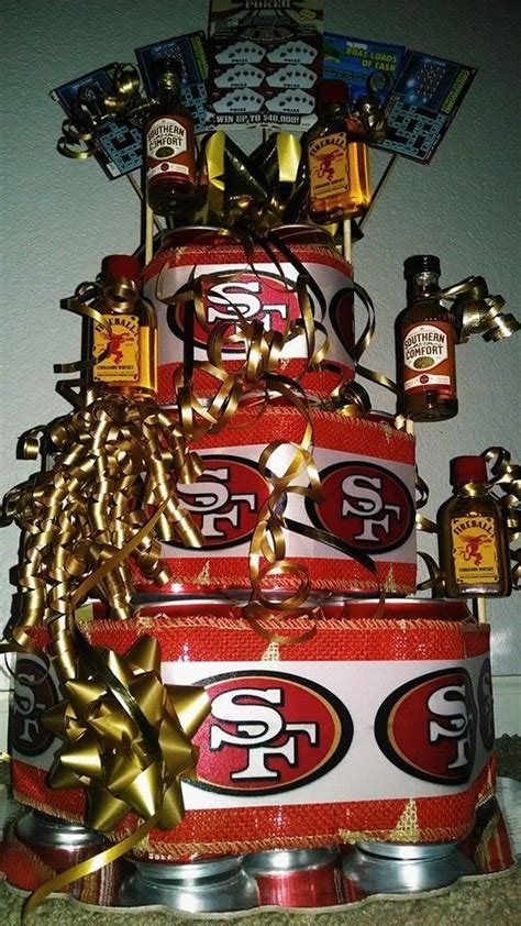 49ers birthday party, 49ers cake, 40th bday ideas