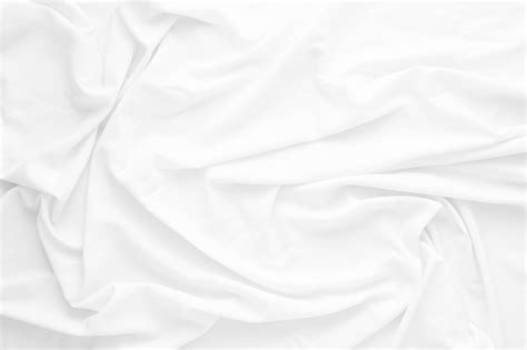 Premium Photo | White wrinkled fabric texture