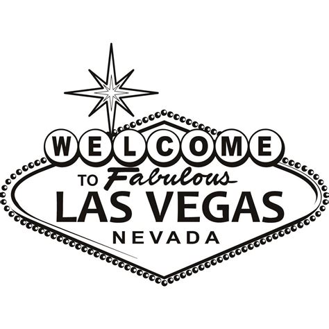 Las Vegas Sign Coloring Coloring Pages