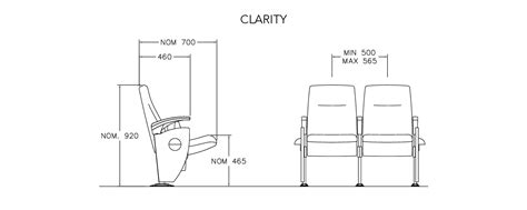 Auditorium Seating Product Australia: Clarity Chair | Camatic Seating