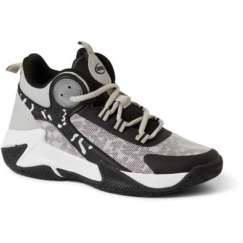 Gaze Kids High Top Basketball Shoes - Grey & Black | BIG W