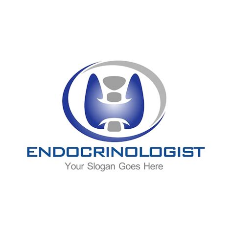 Premium Vector | Endocrinologist logo