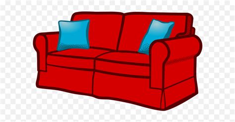 Couch Clipart Sofa Bed Transparent Free For - Living Room Furniture Clip Art Png,Bed Transparent ...