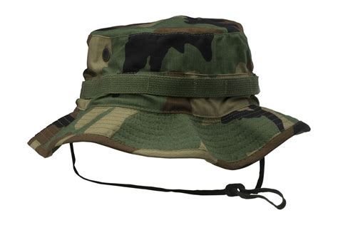 Army Woodland Camo Sun Hat - Bernard Cap | Genuine Military Headwear ...