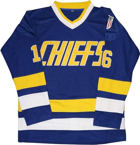 Amazon.com: Micjersey Hanson Brothers Jersey,Charlestown Chiefs 16,17,18 Slap Shot Ice Hockey ...