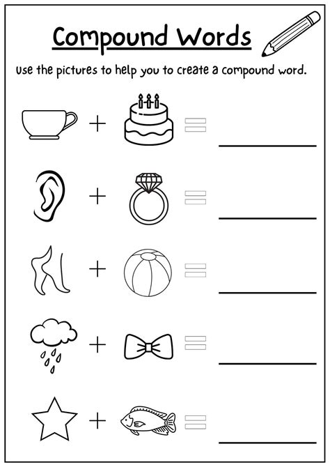 Compound Words Worksheets - Worksheets Library