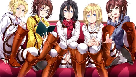 Shingeki no Kyojin Females - Attack on Titan Girls Fan Art (37086429) - Fanpop