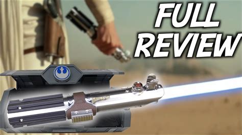 Galaxy's Edge Rey REFORGED Legacy Lightsaber Review! - YouTube