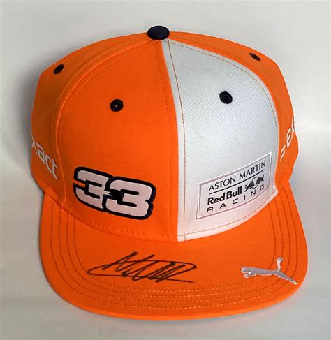 » Max Verstappen signed Official flat peak drivers cap