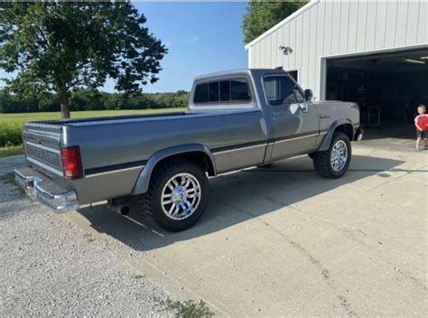 1992 Dodge D250 Pickup Grey RWD Manual D200 - Classic Dodge D250 1992 for sale