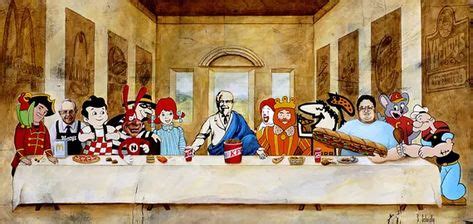 55 Pop Culture Parodies Of "The Last Supper" | The last supper painting, Last supper, Last ...