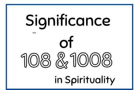 Significance Of Number 108 In Spirituality & 1008 The Auspicious Number