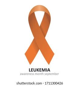 Leukemia Orange Color Ribbon Vector Stock Vector (Royalty Free) 1711300426 | Shutterstock