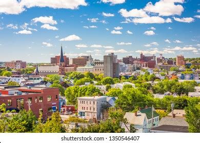 Portland Maine Usa Downtown City Skyline Stock Photo 1350546407 ...