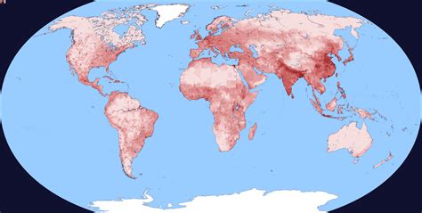 World Population Map 2023