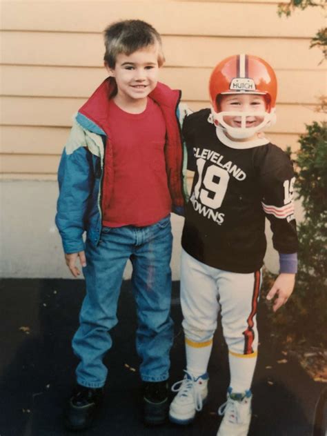 Travis and Jason Kelce's Baby Photos Go Viral — See Cute Throwback Photos