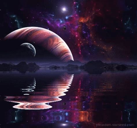 Space Water GIF - Space Water Reflection - Discover & Share GIFs