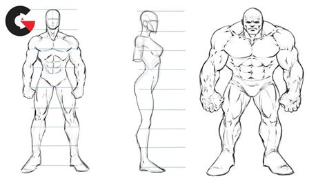 How To Draw A Female Superhero This typical turnaround style is a great ...