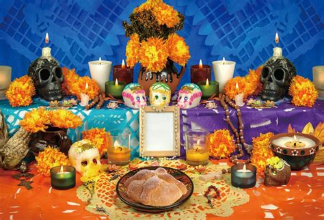 Buy Leowefowa 5x3ft Day of The Dead Backdrop For Mexican Fiesta Altar Offerings Sugar Skulls ...