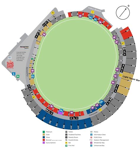 Heritage Bank Stadium Seating Map 2024 with Rows, Parking Map, Tickets Price, Booking