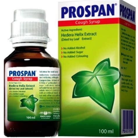 PROSPAN Cough Syrup 100ml | Cough, Cold & Flu | Watsons Singapore