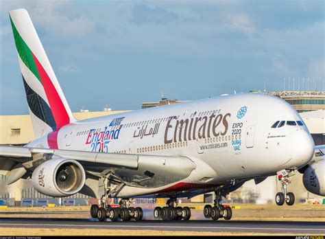 A6-EDV - Emirates Airlines Airbus A380 at London - Heathrow | Photo ID ...