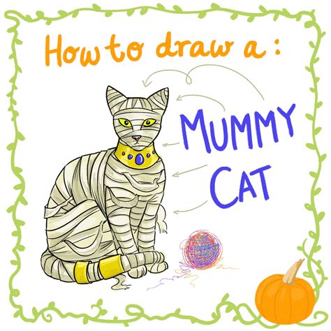 Improper Books » Halloween – How To Draw… A Mummy Cat!