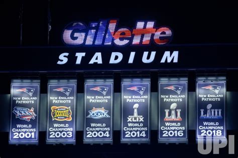 Photo: NFL Patriots Super Bowl banners - BOS20190908128 - UPI.com