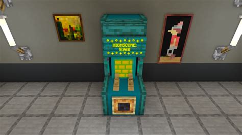 Arcade cabinet + joysticks by JotBot | Minecraft Build Tutorial