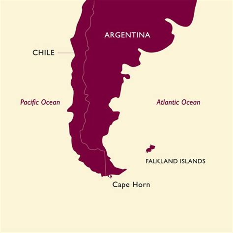 Argentina Cape Horn Map - Australian Museum