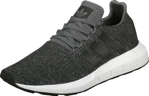 adidas Swift Run shoes grey black white