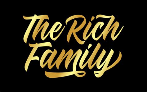 The Rich Family Font | dafont.com