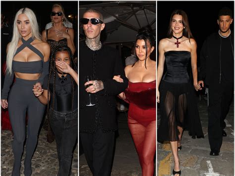 Kardashian family arrives in Italy ahead of Kourtney and Travis Barker’s wedding | The Independent