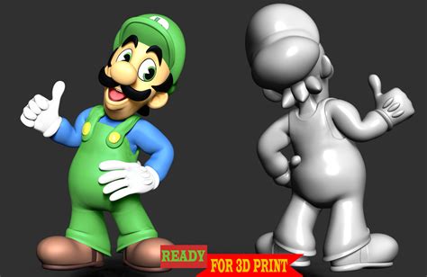 ArtStation - Luigi - Super Mario Bros | Resources